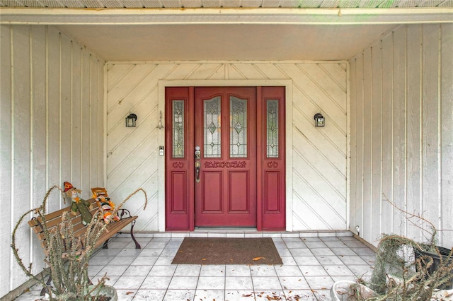 view of entrance to property