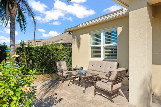 view of patio / terrace with outdoor lounge area