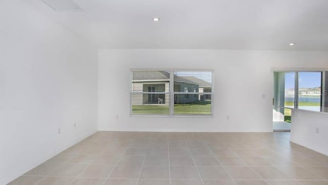 view of tiled empty room