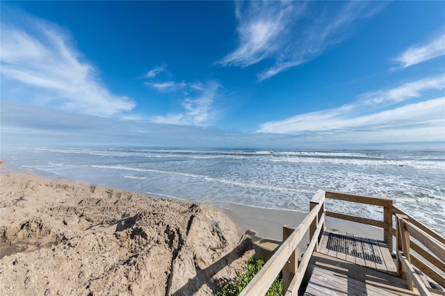 water view featuring a view of the beach