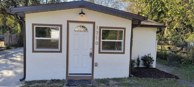 view of outbuilding