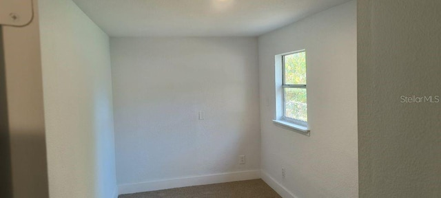 spare room with carpet flooring