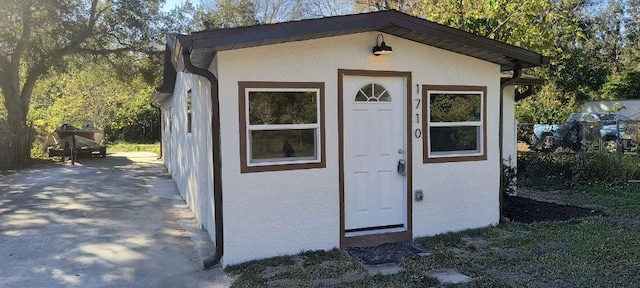 view of outbuilding