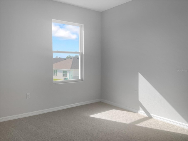 empty room featuring carpet