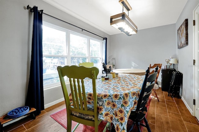 view of dining room