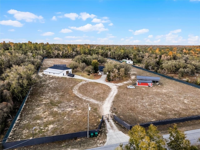 1681 E Evelyn St, Hernando, FL 34442 - view from above of property with a forest