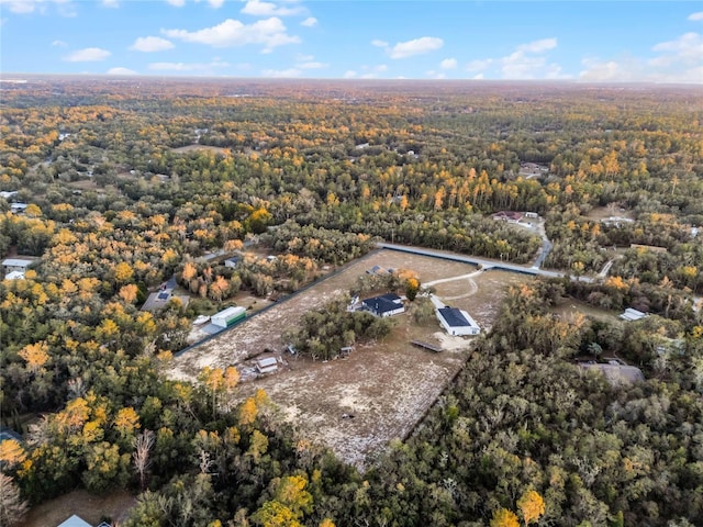 1681 E Evelyn St, Hernando, FL 34442 - aerial view of a heavily wooded area