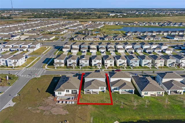 birds eye view of property featuring a residential view