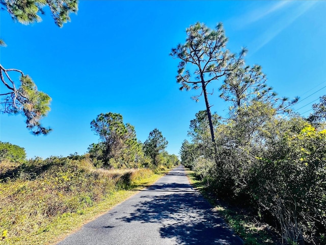 view of road