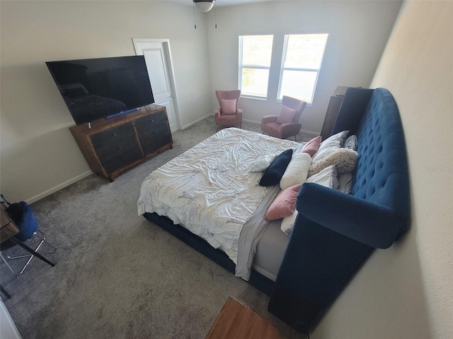 bedroom featuring carpet flooring