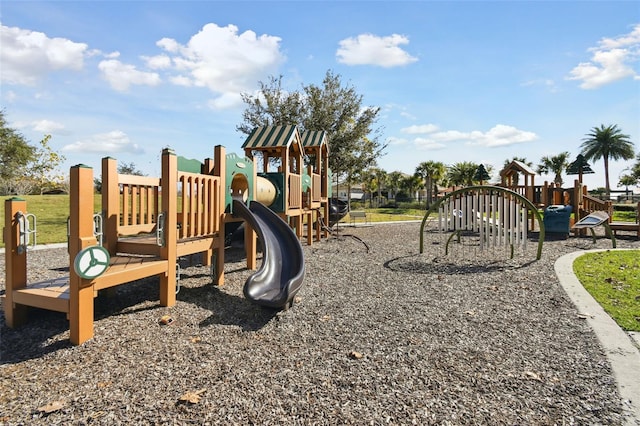 view of play area