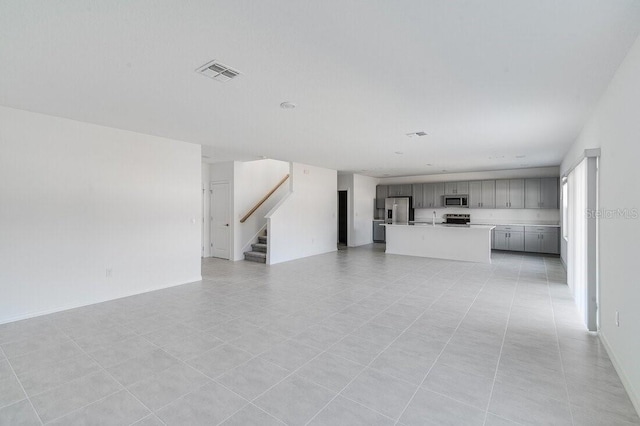 view of unfurnished living room