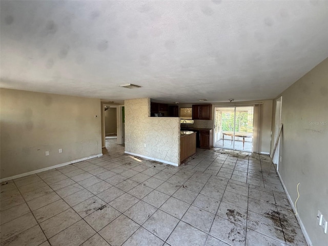 view of unfurnished living room