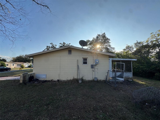 view of home's exterior