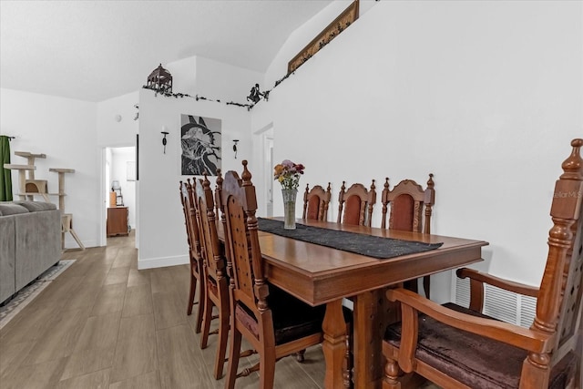 dining room featuring light wood-type flooring