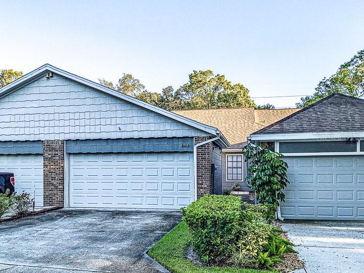 ranch-style home with a garage