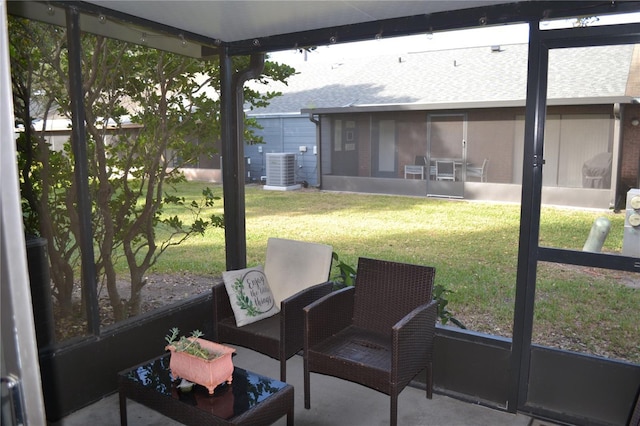 sunroom featuring a healthy amount of sunlight