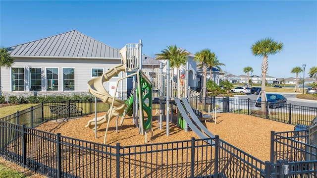 view of jungle gym