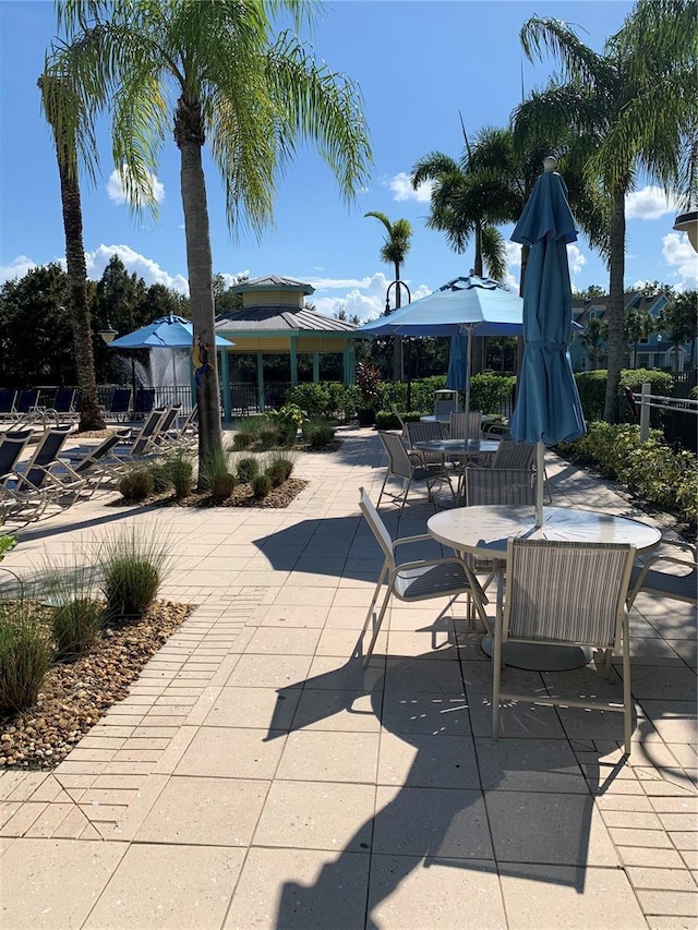 view of patio