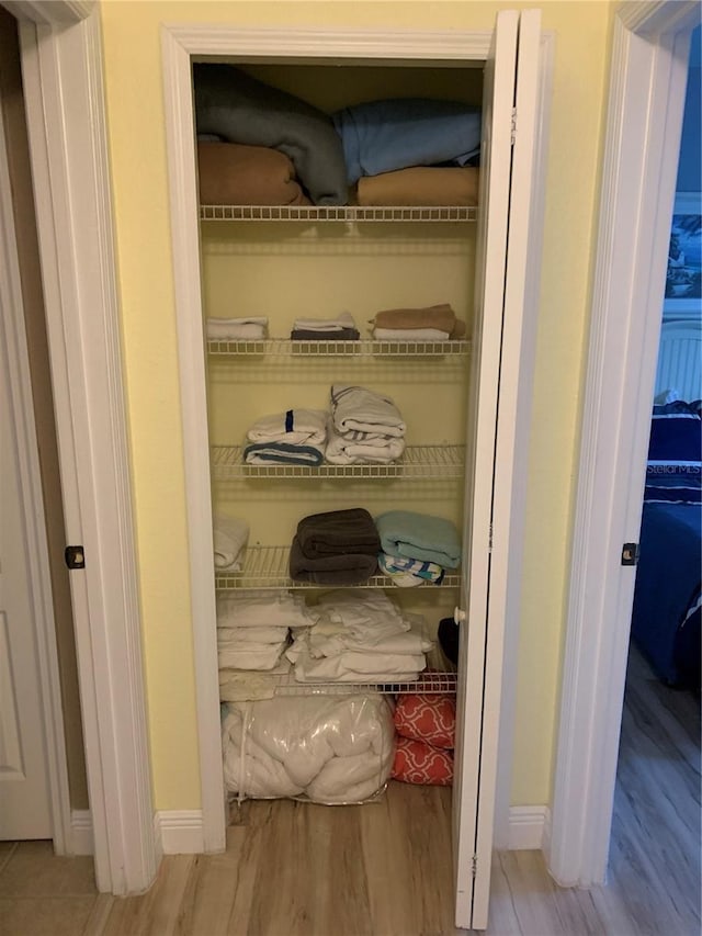 view of closet