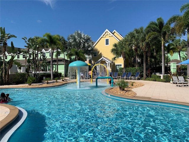 view of pool
