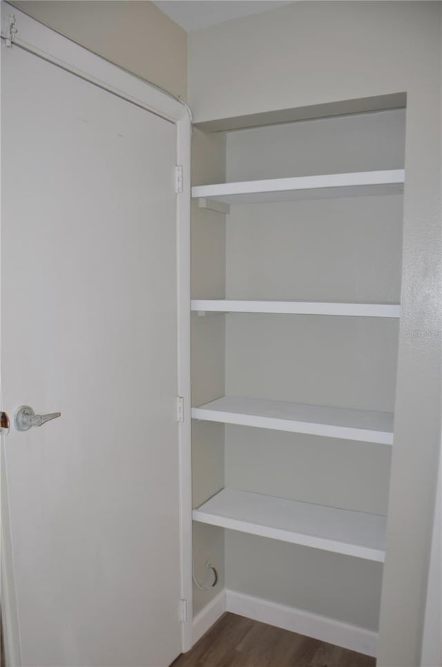 view of closet