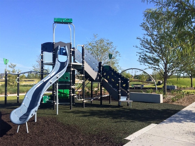 view of jungle gym