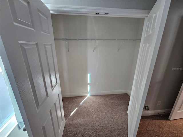 view of closet