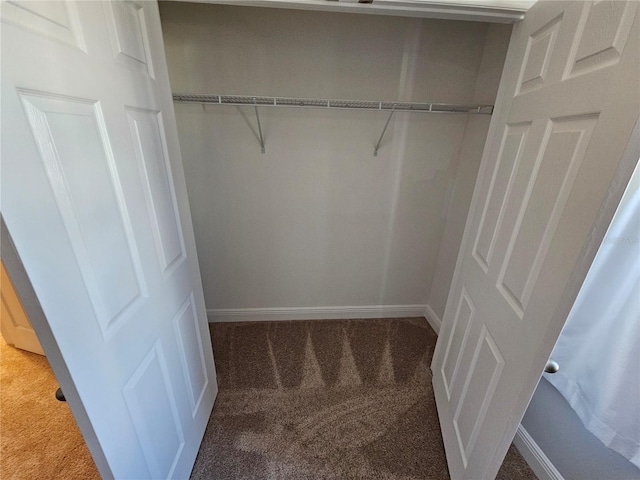 view of closet