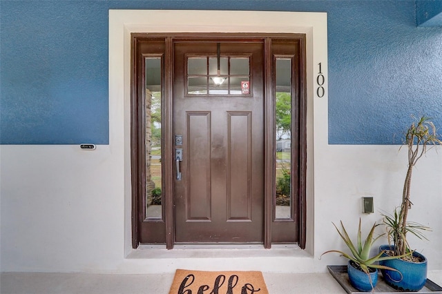 view of property entrance