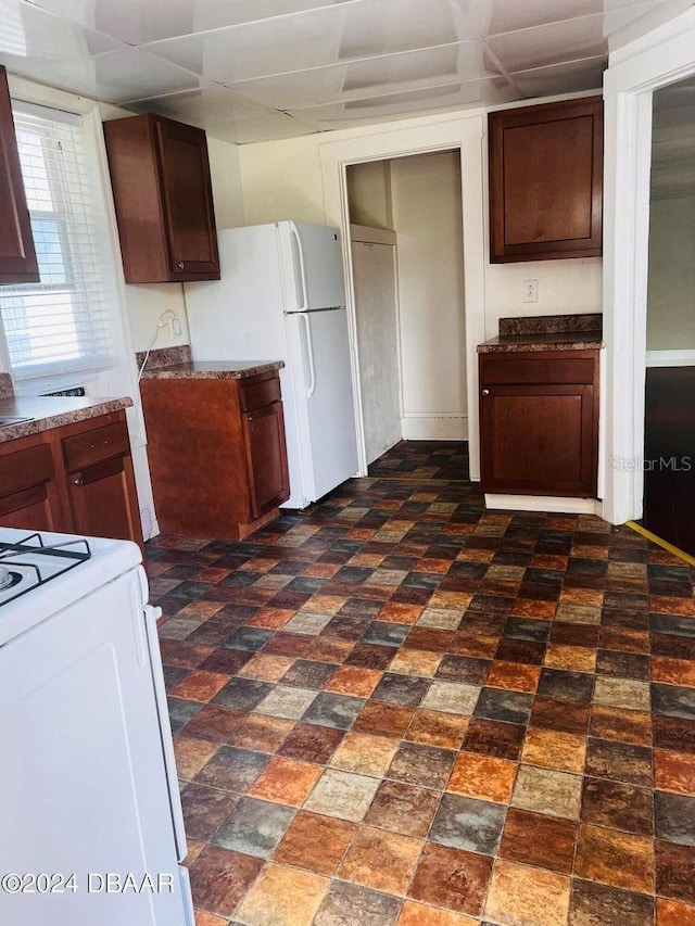 kitchen featuring white appliances