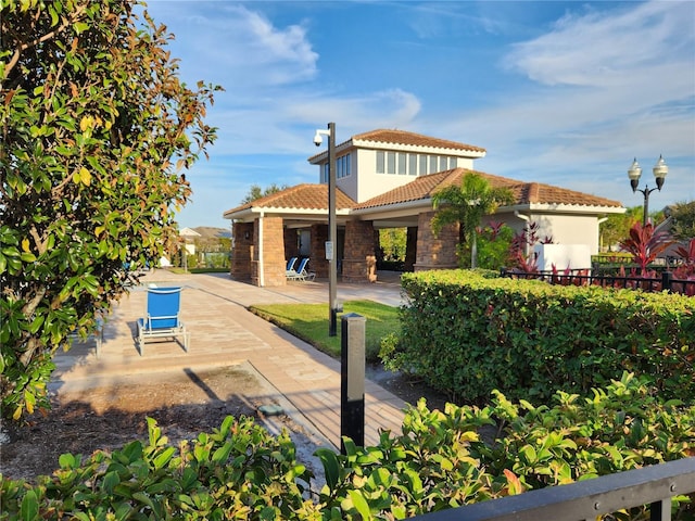 exterior space with a patio