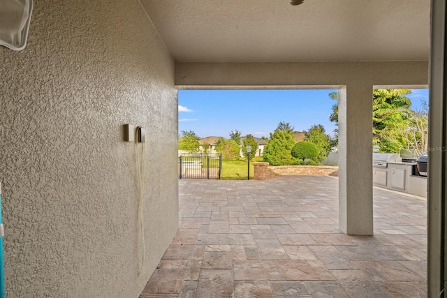 4032 Prairie Reserve Blvd, Orlando, FL 32824 - view of patio with grilling area and fence