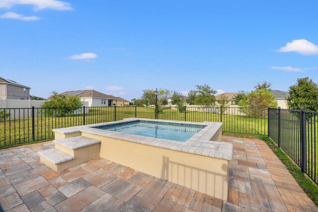 4032 Prairie Reserve Blvd, Orlando, FL 32824 - view of swimming pool with a residential view and a patio area