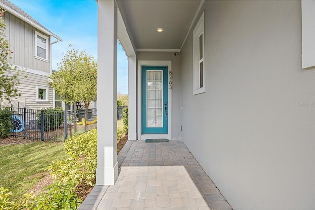 view of property entrance