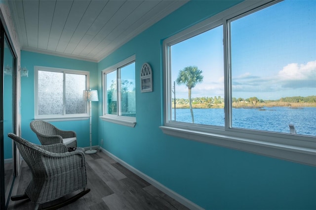 1433 Lake Marion Dr, Apopka, FL 32712 - sunroom / solarium featuring plenty of natural light and a water view