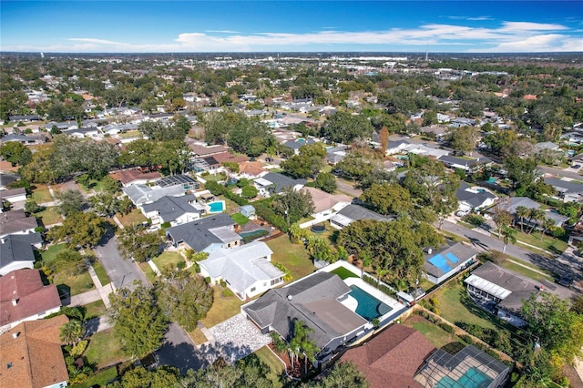 birds eye view of property featuring a residential view