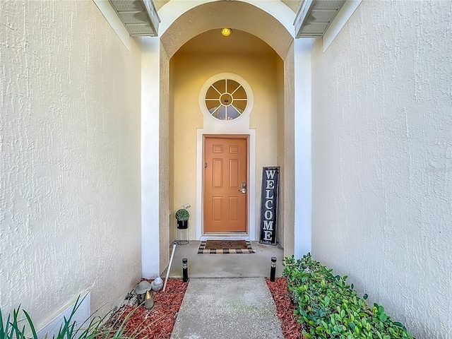 view of entrance to property