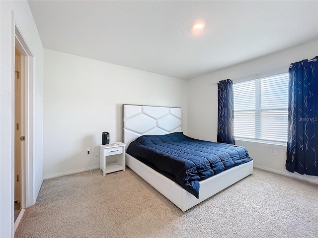 bedroom with carpet flooring