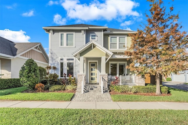 view of front of home featuring a porch