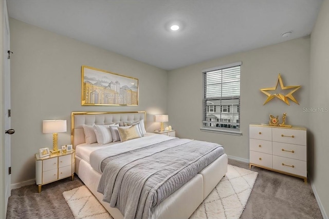 bedroom featuring carpet floors