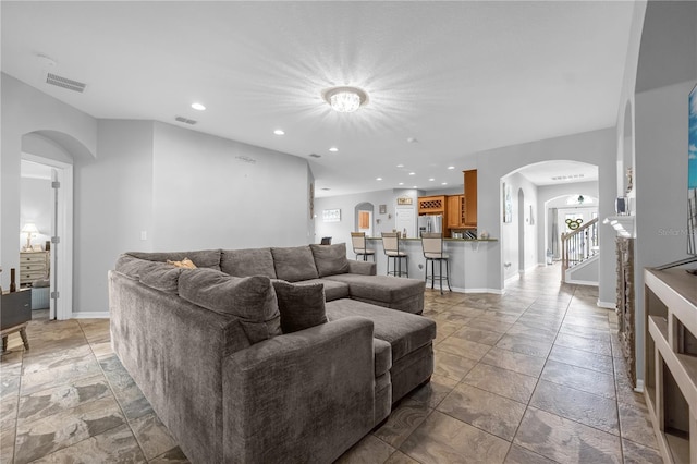 view of living room