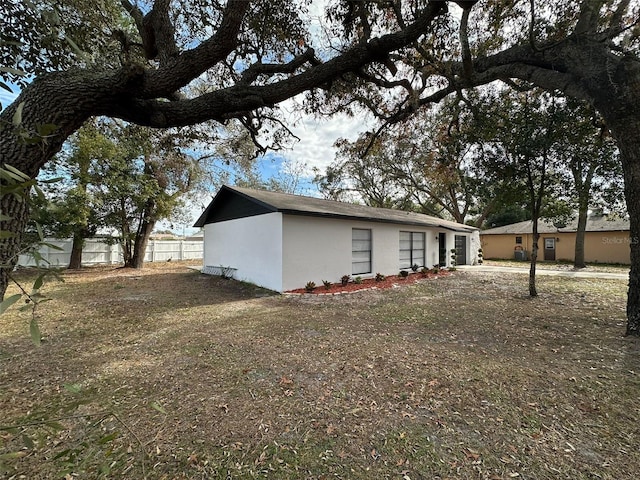 view of side of property