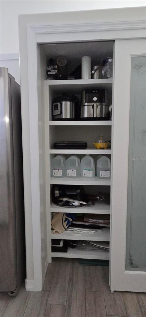 view of pantry