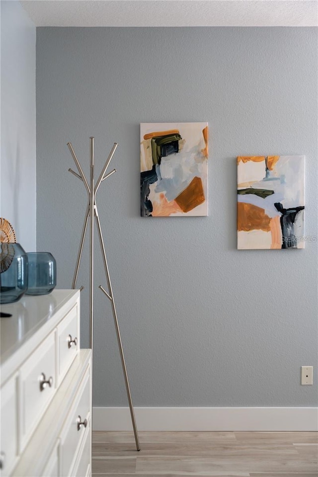 interior details featuring hardwood / wood-style floors