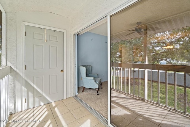 balcony featuring a porch