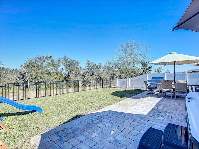 view of patio