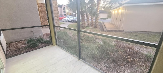 sunroom with a healthy amount of sunlight