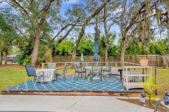 view of patio