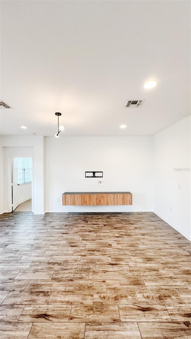 view of unfurnished living room